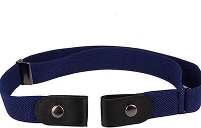 Gespvrije Elastische Riem – Navy – Unisex – Verstelbaar