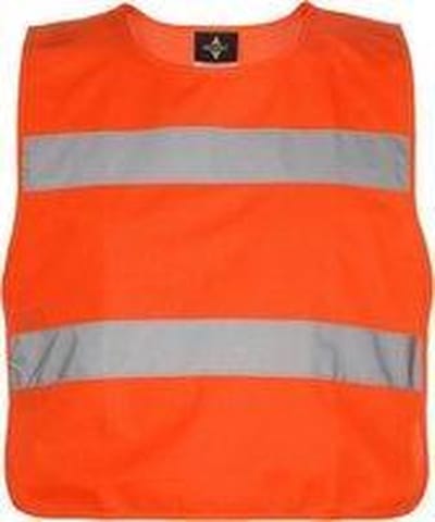 KX102 Korntex Veiligheid Poncho Kind - Maat S (3-6 jaar) – Oranje