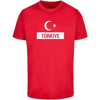 Merchcode - Merchcode Football Turkey 2 Heren Tshirt - L - Rood