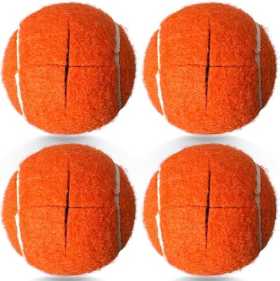 Tennisballen Set - Stoelpootdoppen - Bescherming Meubels - Voorgesneden Ontwerp - 4 Stuks - Oranje