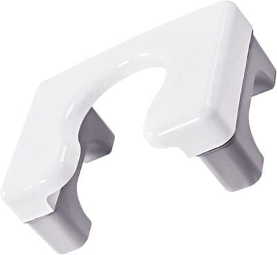 Toiletkruk - Douchestoel - Veiligheid in bad - Antislip ontwerp - 35 x 28 x 8 cm - Grijs