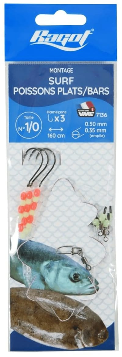 Ragot Surf Rig Flat Fish Bass #1