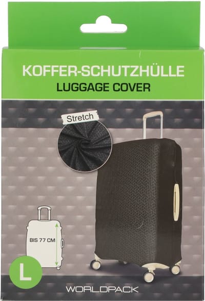 Worldpack Luggage Cover Kofferhoes L Black