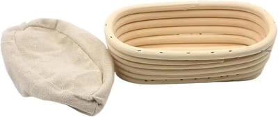 Brooddeegmanden Rotan - Rijsmandjes Brood - Ambachtelijk Brood Maken - Vormbehoud Deeg - Meerdere Maten - Houtkleur