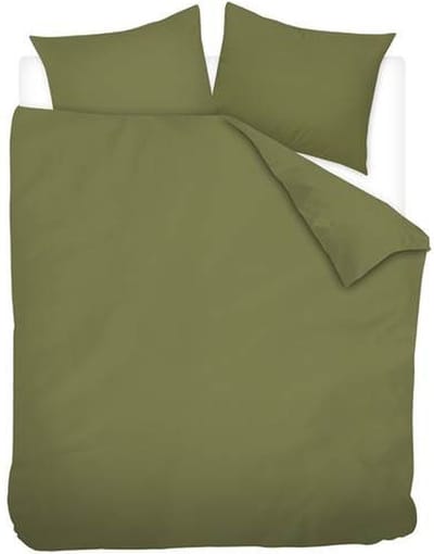 Snoozing Sade Dekbedovertrek - Extra breed - 260x200/220 cm - Groen