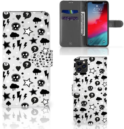 Telefoonhoesje met Naam Apple iPhone 11 Pro Max Silver Punk