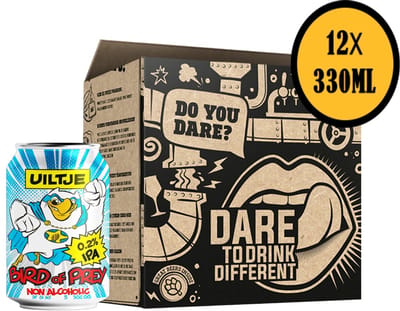 Uiltje Bird of Prey - Laag Alcoholische IPA 0,2% - 12-pack Blikken 33cl
