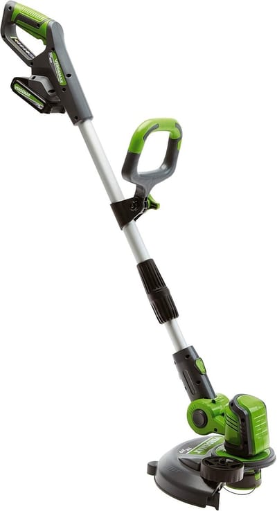 Accu Grastrimmer - Draadloze Snoeier - Tuin Onderhoud - Verstelbare Steel - 109 cm Lengte - Zwart