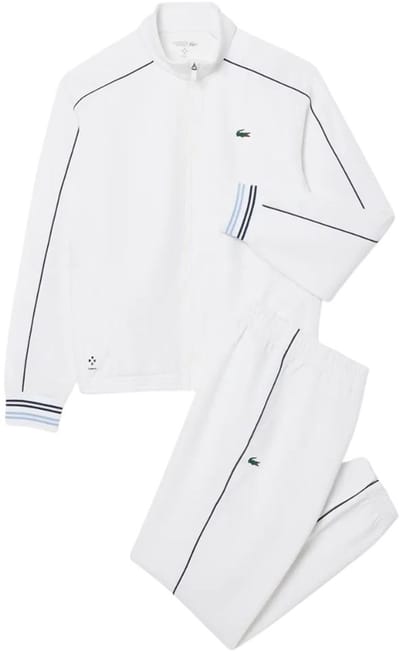 Lacoste Trainingspak Tennis Jogger-Set Medvedev Heren Wit
