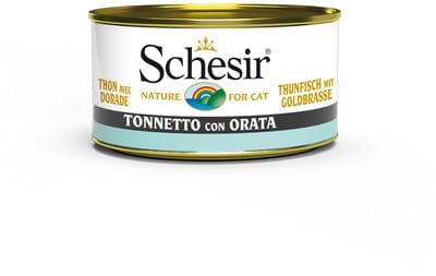 Schesir Kat Blik Ocean 85 g - Kattenvoer - Tonijn&Zeebrasem