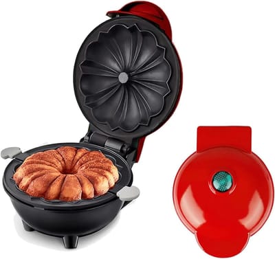 Mini Pannenkoeken Maker - Cake Pop Maker - Ontbijt Snacks Maken - Antiaanbaklaag - 16.5 x 13 x 21 cm