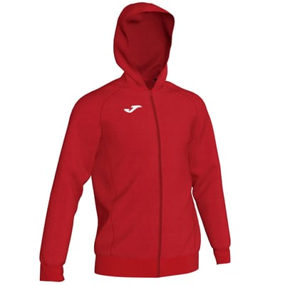 Joma Menfis Jas Met Kap Kinderen - Rood | Maat: 3XS (140)