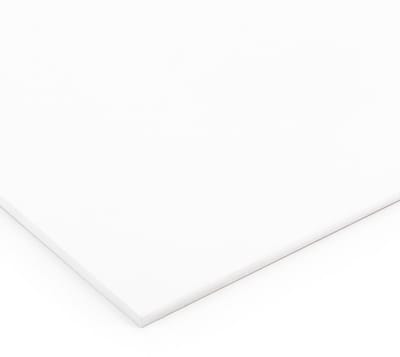 Rubbermagazijn - PTFE plaat - Wit - Afmeting 600x600mm - Dikte 3mm - Kunststof plaat - CNC - Frezen - Waterjet -