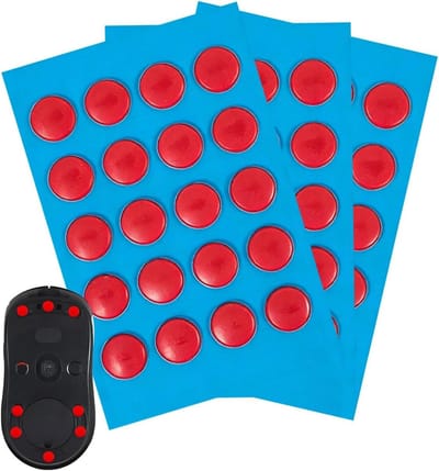 Set van 60 Professionele Muismatten, Ultra Snel, Afgeronde Hoeken, Rood, Ideaal voor Gaming en Kantoorgebruik