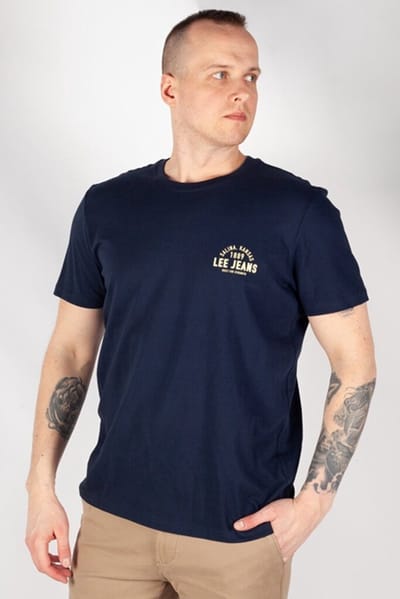 Lee- T-shirt - Rivet Navy - L