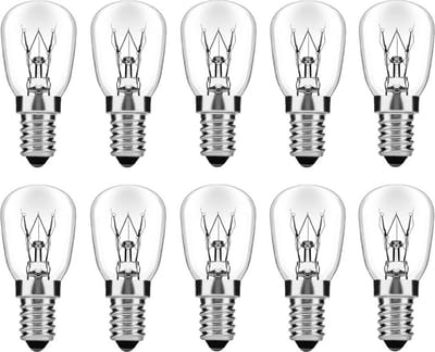 10x Gloeilamp Klein - E14 10 Watt