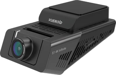 Vueroid - S1 4K Infinite 1CH 64GB - Dashcam - Sony STARVIS 2 -Nachtzicht - Wi-Fi 5.0 - GPS - 24/7 parkeermodus