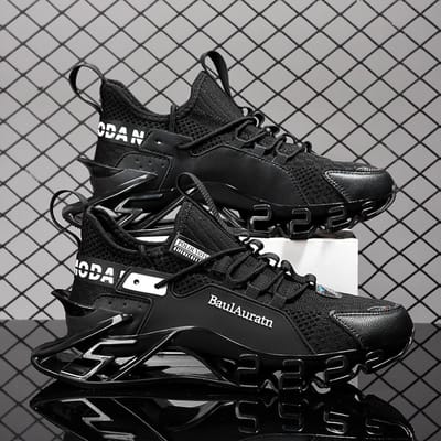 hommes chaussures baskets hommes chaussures décontractées tenis chaussures de luxe formateur course chaussures respirantes mocassins de mode chaussures de course pour hommes 40 black