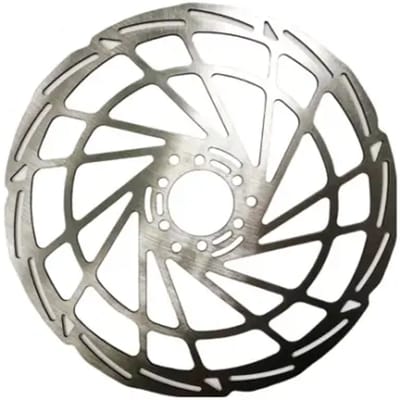 Jagwire Sport SR1 Remschijf 6-Bouts, zilver Diameter 180mm