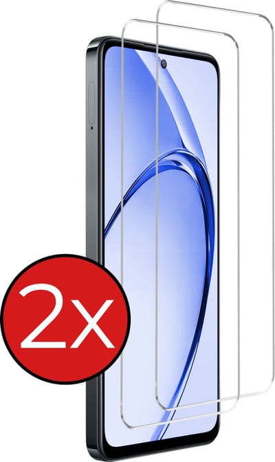 Screenprotector - 2 Stuks - Geschikt voor OPPO A80 - Extra Sterk - Beschermglas - Gehard Glas - Tempered Glass - Screen Protector