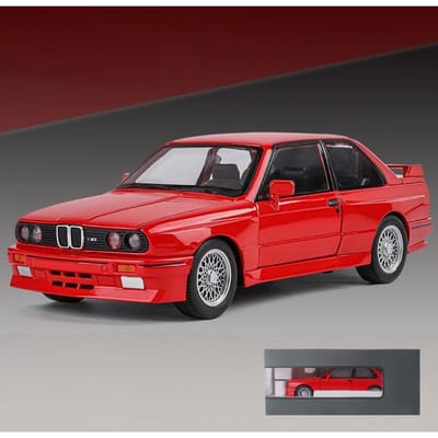 1:24 M3 E30 Im Legering Auto Diecasts Metaal Model Klassieke Decoratie Ornamenten Verzameling Hobby Display Vakantiecadeaus Met Vriend
