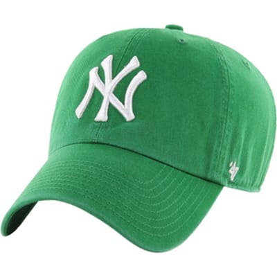 47 Brand New York Yankees MLB Clean Up Jr Cap, voor een jongen, Groen, Pet, maat: One size