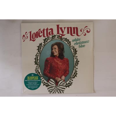 LP Plaat LORETTA LYNN - White Christmas Blue 88985340271 LEGACY 2016 Europa Folk Gebruikt gray