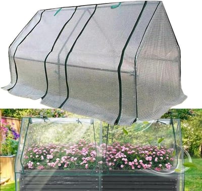 Mini Kas Cover - Tuin Tent - Planten Beschermen - Draagbaar Ontwerp - 180x90x90cm - Wit
