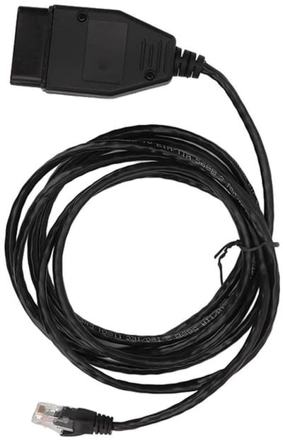 Store_7 - OBD2-programmeerkabel - Coderingskabel - Geschikt voor F-serie 3-serie - Zwarte ENET-interfacekabel - Vervanging voor voertuigen - 250cm ...