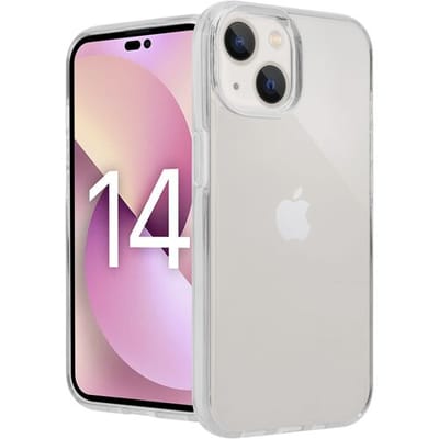 ShieldCase telefoonhoesje geschikt voor Apple iPhone 14 TPU case - transparant - Siliconen hoesje - Shockproof case hoesje - Backcover case