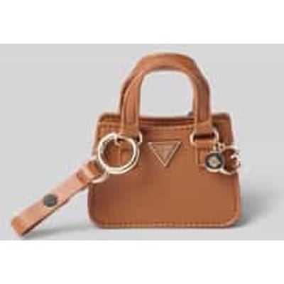 Tas in leerlook met logodetail