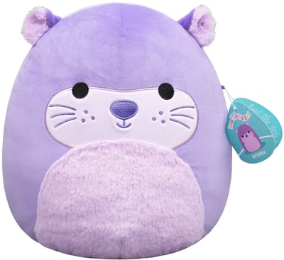Squishmallows - Medium Plush (Whitty - Purple Sea Otter W/Light Purple Fuzzy Belly) - 30cm Plush