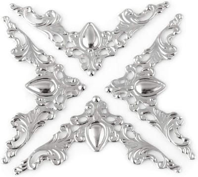 Antieke Hoekbescherming van Metaal voor Decoratieve Dozen, Stiksel Hoekbeschermers en Randafdekkingen voor Scrapbooking en Fotoalbums