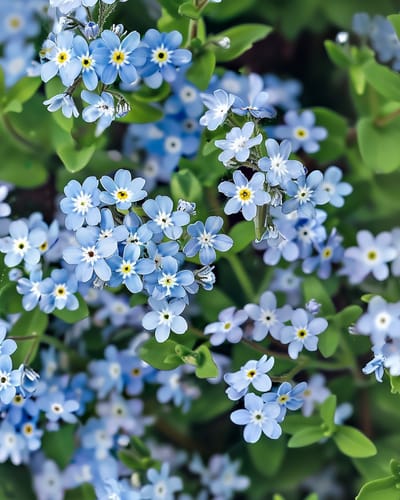Vergeet-Me-Nietje Zaden Myosotis Alpestris Tweejarig Blauw
