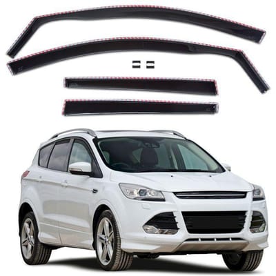 Windgeleiders - SCOUTT - GP - Getint - Versterkt Acryl - Voor Ford Kuga 2013-2019