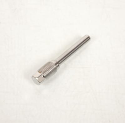Vis axe de fixation plaquette de frein courte 55mm inox M10 pas 100 tête hexagonale 8mm
