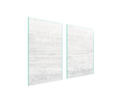 TMK ArtDeko - Beschermplaat Glas - 65x52 cm - Hout - Universeel