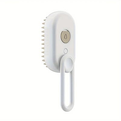 NaviSync® 3-in-1 Elektrische Stoomborstel voor Honden en Katten – Spray Borstel met Massage en Anti-Klit