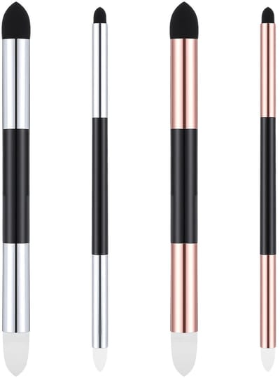 Dailygoods- Blending Spons Set 6-delig - Herbruikbare Menggereedschappen - Dubbele Punt - Olie Pastel - Schets Borstels - Hoogwaardig Materiaal - Menggereedschap
