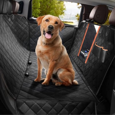 CALIYO Hondendeken Auto Achterbank - Waterproof - Met Kijkvenster en Zijbescherming – Hondenmand auto - 147 x 214 cm