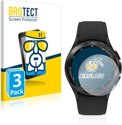 Screenprotector 3 Stuks voor Samsung Galaxy Watch 4 Classic (42mm) Beschermglas transparant