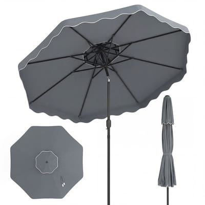 Parasol – Waterdicht & UV-beschermend – Kantelbaar & Verstelbaar – Luxe Zweefparasol voor Tuin - Balkon of Terras – Weerbestendig