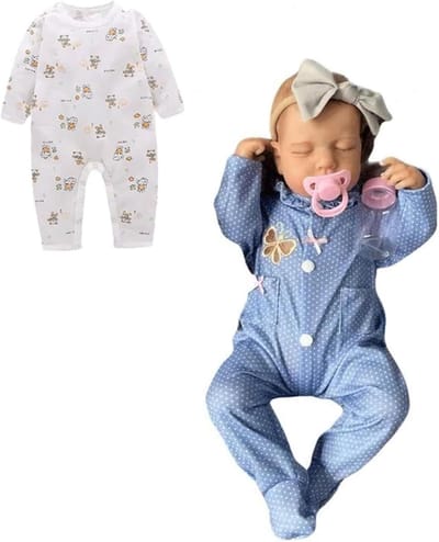 Reborn Baby Pop - Silicone Pop Babypop - Kinderspeelgoed - Volledig Siliconen Lichaam - 48 cm - Meisjes