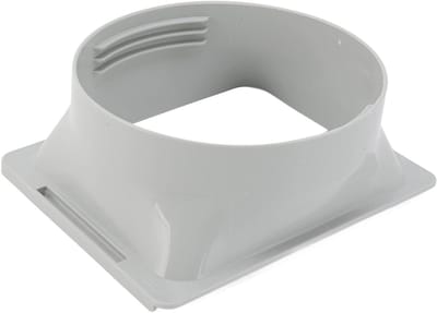 Uitlaatslang Koppeling Vierkante Ondersteuning - Rechtsom Linksom Draad - 5.9 inch - Buis Connector - Airconditioning Accessoires voor Thuis