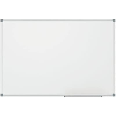 Whiteboard MAULstandard (b x h) 60 cm x 45 cm Wit Kunststof coating Incl. opbergbakje, Horizontaal- of verticaalformaat