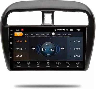 Navigatiesysteem auto met scherm - autoradio geschikt voor CarPlay en Android auto - bluetooth radio - geschikt voor Mitsubishi Space Star 2013-2022