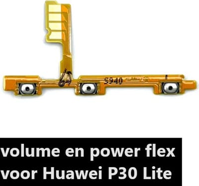 Togadget® - geschikt voor Huawei P30 Lite power en volume Flex Kabel - aan uit knop - volume up volume down