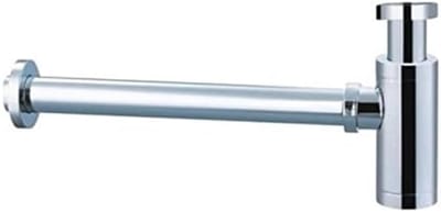 Afvoergarnituur Sifon - Wastafel Bidet Accessoire - Badkamer Installatie - Flesvorm Decoratief - 1 1/4" Aansluiting - Verchroomd