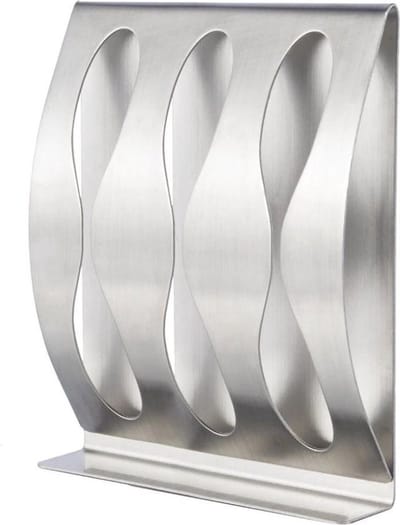 Jumada - Tandenborstelhouder - 3 tandenborstels  - Scheermessenhouder - RVS - Met plakstrips - Zilver