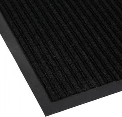 Deurmat - SET VAN 2 - schoonloopmat grijs - 60 cm x 40 cm - antislip